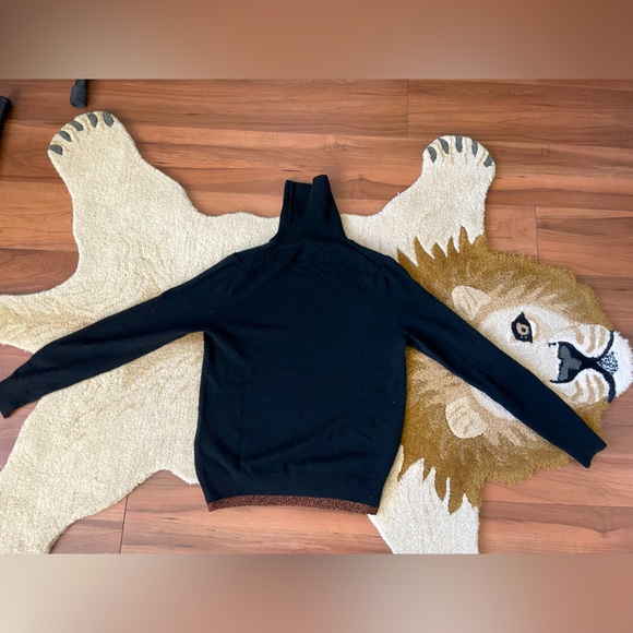 Coach 1941 Black Cashmere Turtleneck with Rexy Patch, Size US - Picture 3 of 12